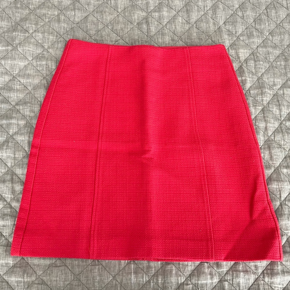 Red Loft Skirt NWT